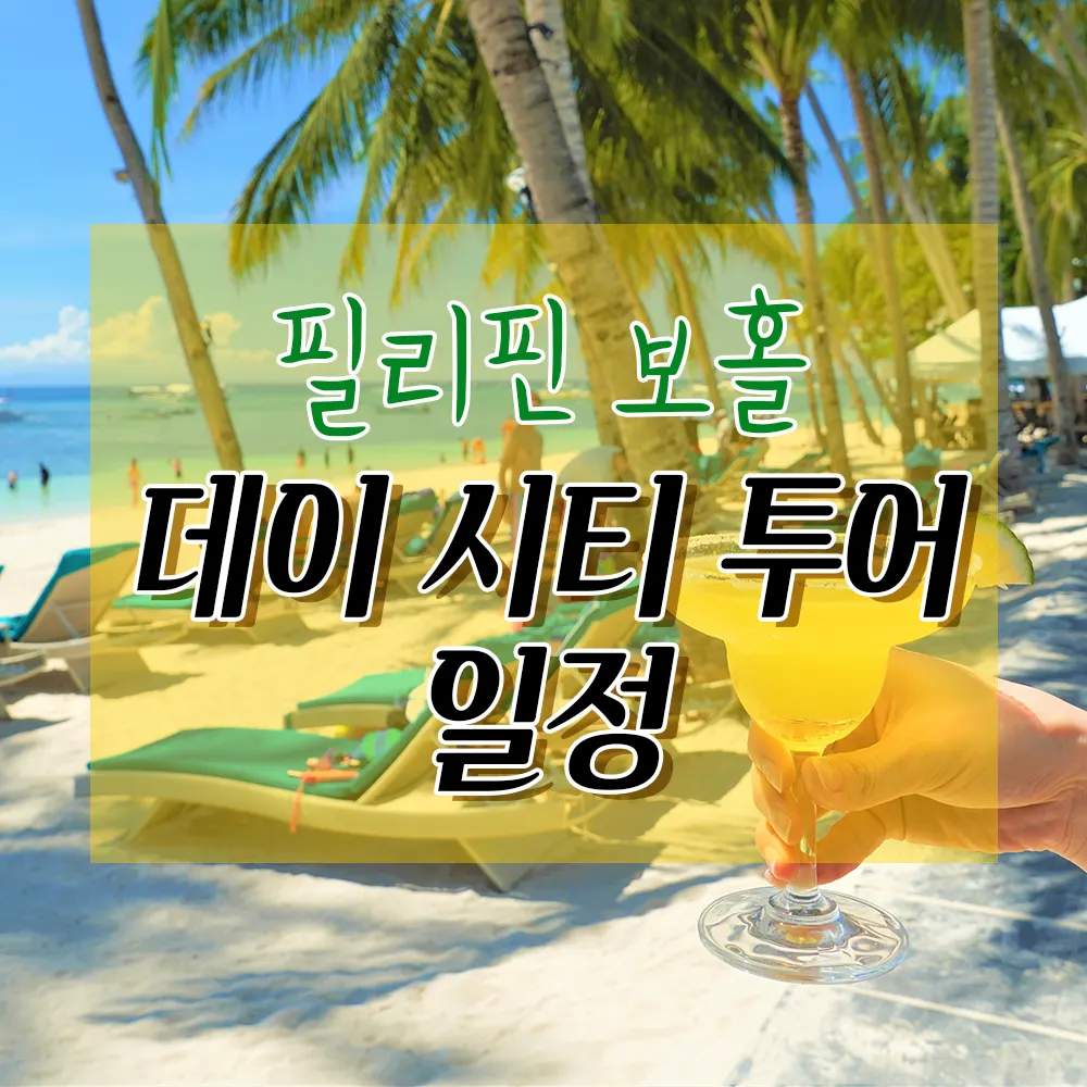 필리핀 보홀 데이 시티투어 일정