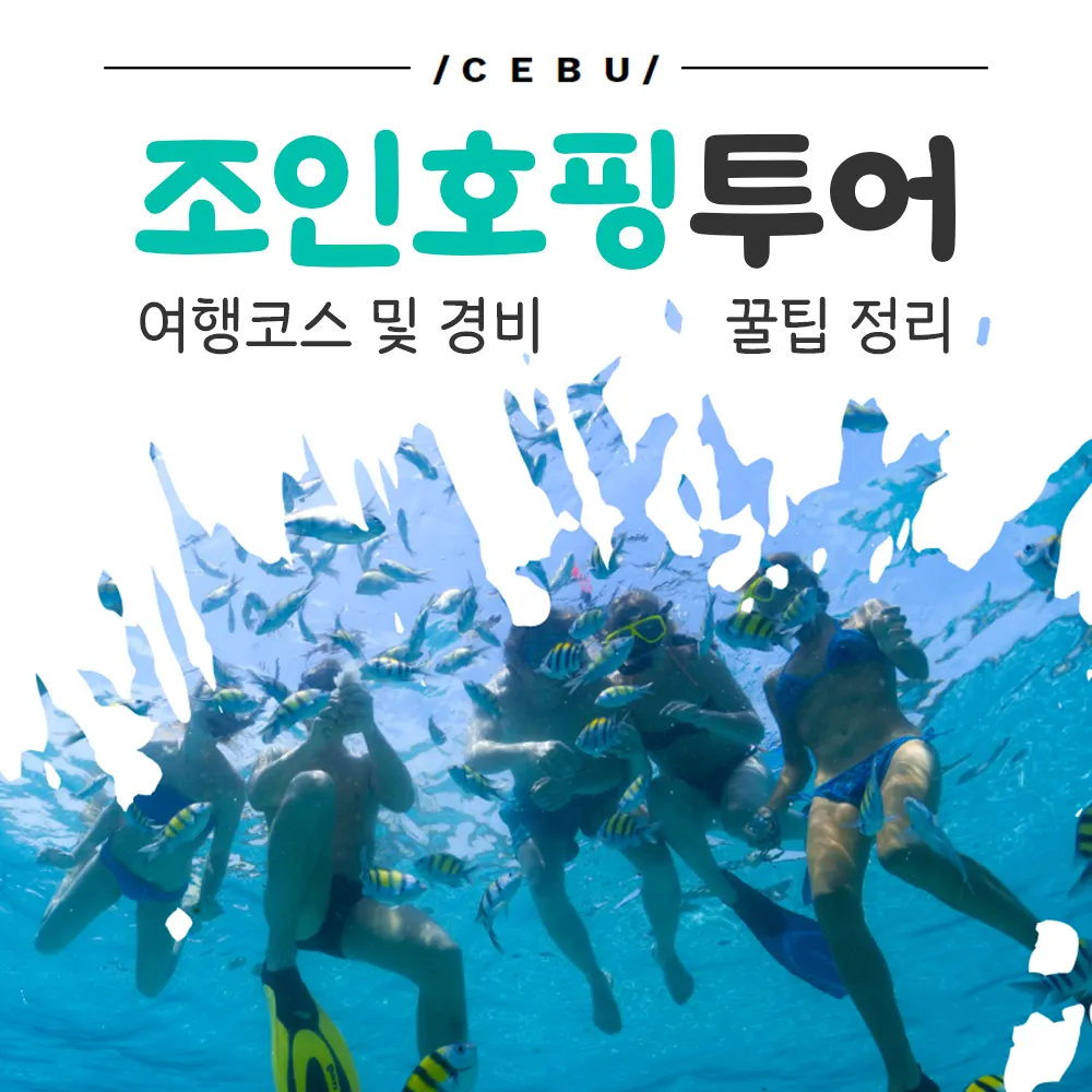 세부 조인호핑투어 여행코스 및 경비 꿀팁 정리