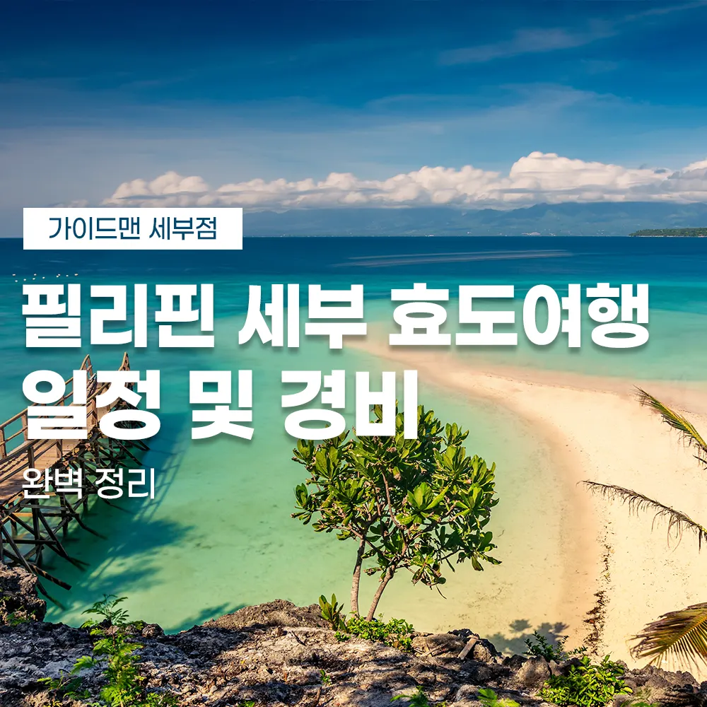 필리핀 세부 효도여행 일정 및 경비 완벽 정리