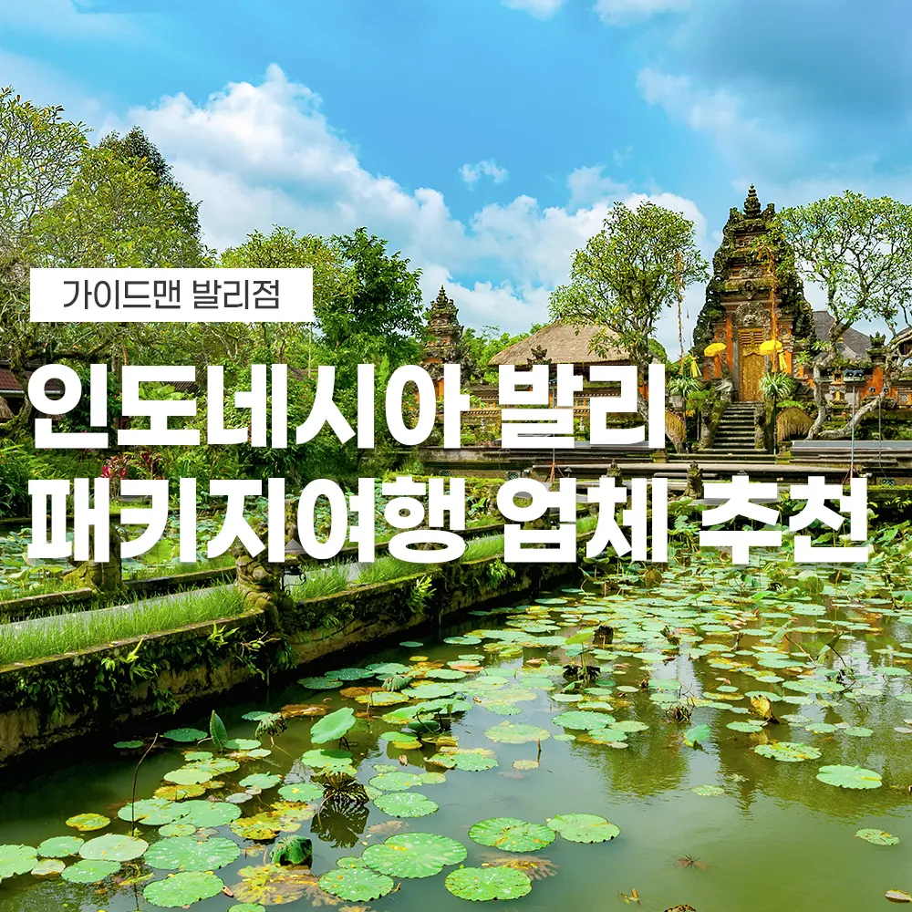 인도네시아 발리 패키지여행 업체 추천