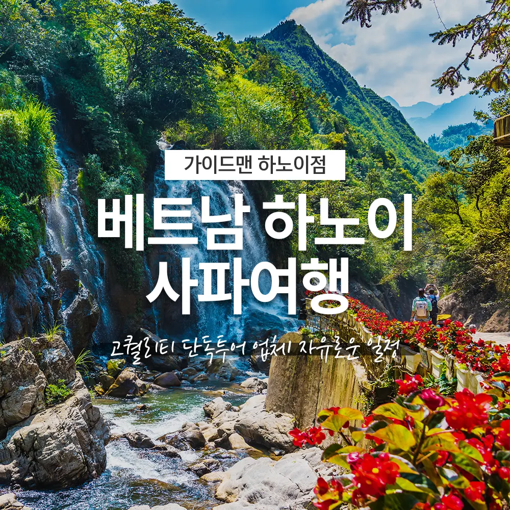 베트남 하노이 사파여행 고퀄리티 단독투어 업체 자유로운 일정