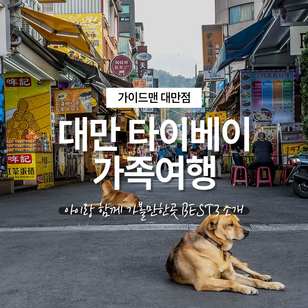 대만 타이베이 가족여행 아이랑 함께 가볼만한곳 BEST3 소개